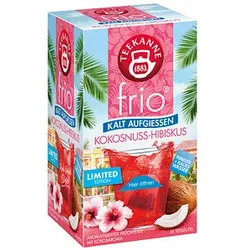 TEEKANNE frio Kokosnuss-Hibiskus Tee 18 Portionen