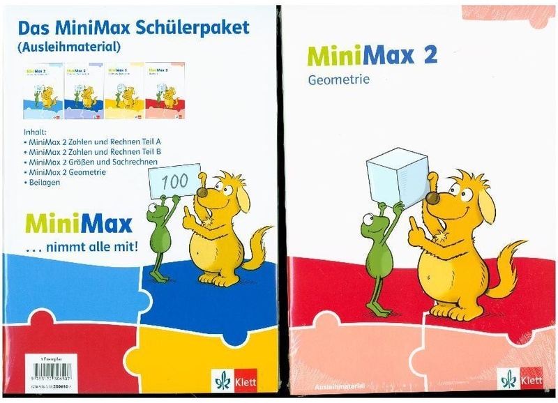 Minimax. Ausgabe Ab 2019 / Minimax 2  Das Minimax Schülerpaket (Ausleihmaterial)  4 Bde.  Gebunden