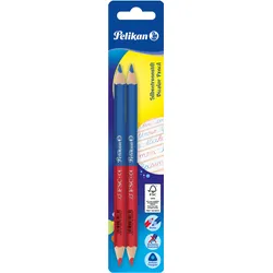 Pelikan 811118, Weich, Blau, Rot, 2 Stück(e)