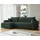 idohome Ecksofa Polyester 3-Sitzer Grün