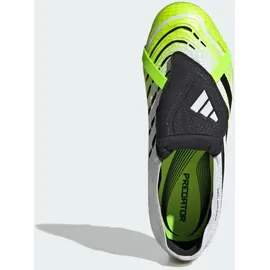 adidas Predator Elite Fold-Over Tongue FG Kinder - cloud white/core black/lucid lemon 33.5