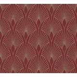 Livingwalls Vliestapete New Walls Art Deco 18 cm x 10 m 374274 Rot/Gold