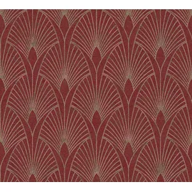 Livingwalls Vliestapete New Walls Art Deco 18 cm x 10 m 374274 Rot/Gold