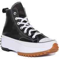 Converse Run Star Hike Platform Foundational Leather A04292C Unisex - Schwarz
