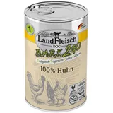 LandFleisch | Wolf Huhn | 12 x 400g ¦ nasses Hundefutter in Dosen