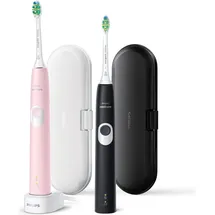 Philips Sonicare ProtectiveClean 4300 HX6800/35 Doppelpack + Reiseetui