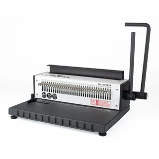 HD Wire Binder Drahtbindegerät Metall, für Rechtecklochung, bis 130 Blatt