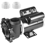 Vevor Poolpumpe, Schwimmbadpumpe 2-Gang-SPA-Pumpe, 48-Rahmen, Zirkulationspumpe mit zwei Gängen, 1100W/35m3/h/13m hohe Geschwindigkeit oder 250 W / 14 M3/h / 2,8 M niedrige, 90° drehbare Schnittstelle,