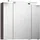 Pelipal 4010 84 cm graphit struktur quer nachbildung LED-Aufsatzleuchte