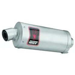 MIVV Dakar Auspuffsystem Mit Eg-Be Edelstahl / Edelstahl Schwarz