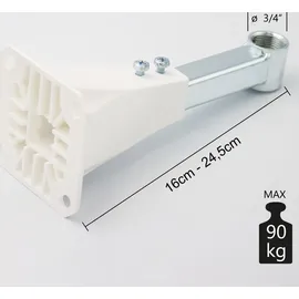 Varem Hängevorrichtung 3 bar 5-40 l Weiß