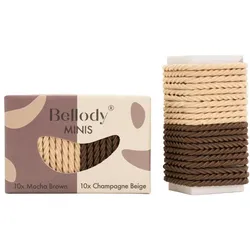 Bellody Minis Mocha Brown & Champagne Beige 20 Stück