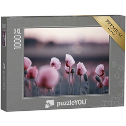puzzleYOU Puzzle Puzzle 1000 Teile XXL „Wiese mit Fliedermohnblüten in der Pfalz“, 1000 Puzzleteile, puzzleYOU-Kollektionen Blumen
