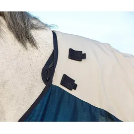 Horseware Rambo Summer Series Regendecke Übergangsdecke Navy/Grey Turnout 0g , Horseware Deckengröße: 160 cm / 7 ́0