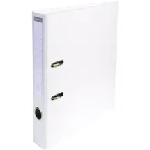 Exacompta 53548E 10er Pack Premium PVC-Ordner Prem ́Touch Pastell. 5 cm schmal DIN A4 Maxi, Weiß