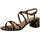 TAMARIS Blockabsatz-Sandaletten Damen Braun 41