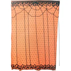 Halloween Dekoration - Vorhang (orange, 160x210cm)