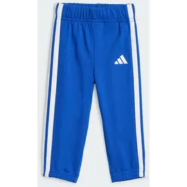 adidas Essentials Trainingsanzug Glow Blau/Weiß 62