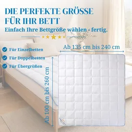 procave TopCool Sommerbettdecke 200x200 cm, atmungsaktiv & kühlend