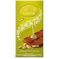 Lindt Lindor Pistazie Vollmilchschokolade mit Pistazien Füllung 100g