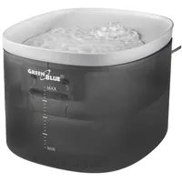 Green Blue Automatischer Wasserspender für Haustiere | Trinkbrunnen für Hunde und Katzen | 3L Fassungsvermögen | USB-betrieben | Filter