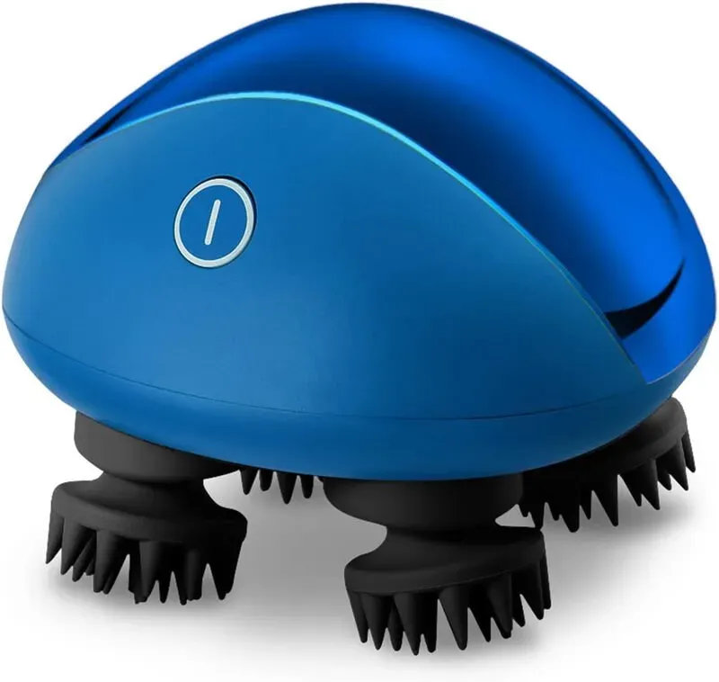 Breo tragbarer Kopfhaut-Massagegerät mit IPX7 wasserdicht, kabellos, Haarpflege, Tiermassage, Stressabbau für den Kopf, für Zuhause, Badezimmer, Relaxation