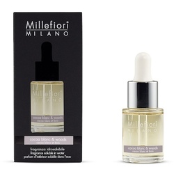 Millefiori MILANO Wasserlöslicher Duft Cocoa Blanc & Woods Raumduft 15 ml 