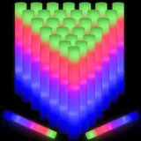 YQXTOOEL 24pcs LED Stab und Schaumstoff,Leuchtstäbe Party,Glow Sticks,knicklichter,Kindergeburtstag, Schulfeier - Für Hochzeiten,Partys,Geburtstage,Feste