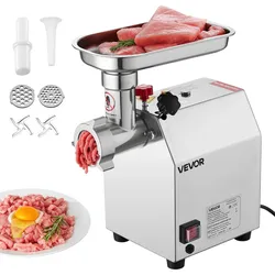 VEVOR Kommerzieller Elektrischer Fleischwolf 2,04kg/Min Wurst Maker Küche