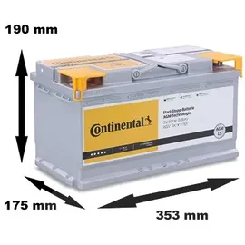 Continental Starterbatterie 92Ah 12V