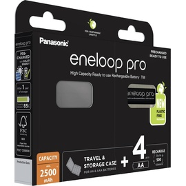 Panasonic Eneloop Pro AA 2500 mAh 4 St. inkl. Akkubox