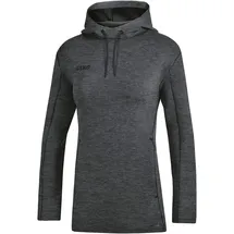 Jako Damen Kapuzensweat Premium Basics, anthrazit meliert, 40