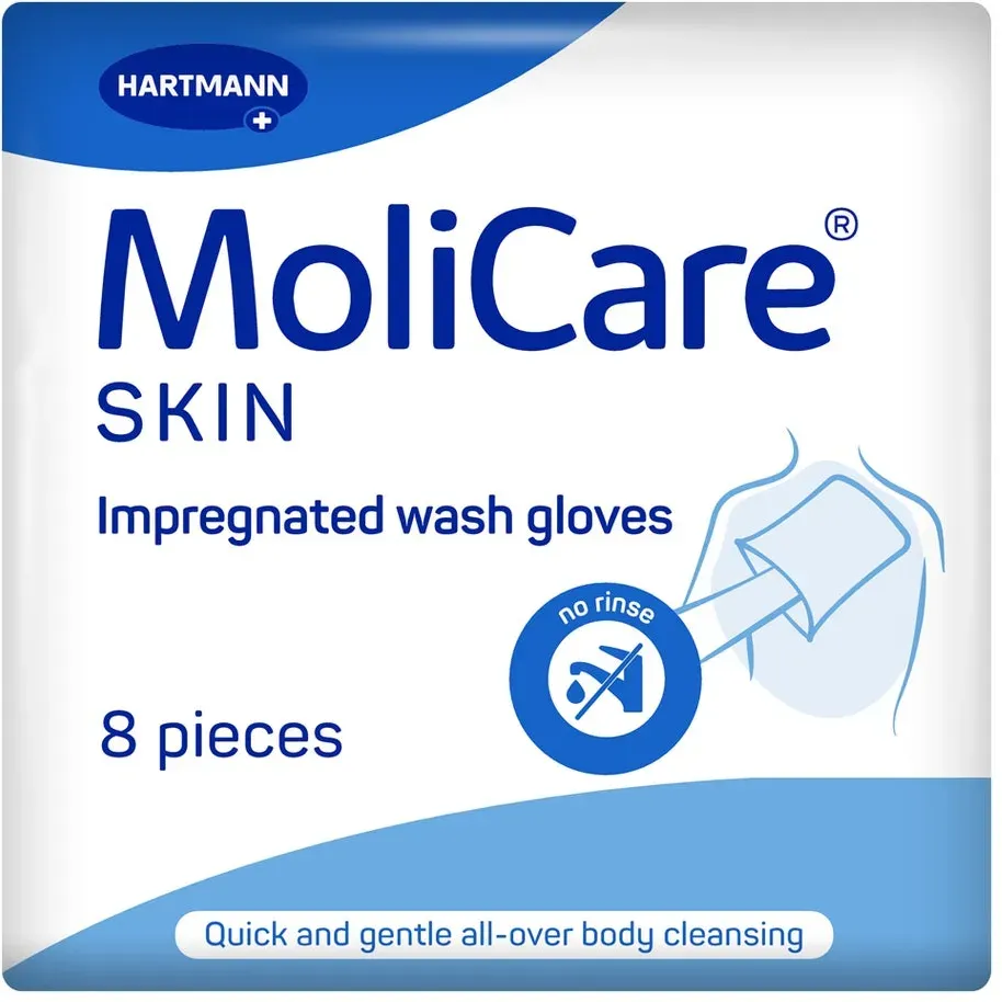 Preisvergleich Produktbild MoliCare Skin Feuchte Waschhandschuhe 8 St