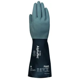 Ansell Chemiehandschuhe AlphaTec 53-001 Gr.10 grau/schwarz EN 388,EN 374,EN 407 6 PA