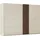 Rauch Schwebetürenschrank TEGIO 301 x 223 x 69 cm Beige/Nussbaum