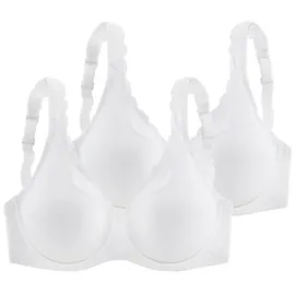 PETITE FLEUR Bügel-BH Damen 2xweiß Gr.75B