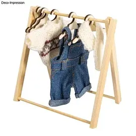 Rayher Wichtel Mini Kleiderständer Set