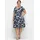 sheego Cocktailkleid Etuikleid Blau 52