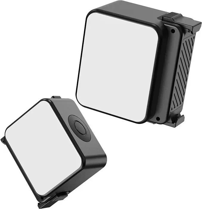 ULANZI LM18 Mini Video Licht für DJI OSMO Action 3/4/5/5 pro, mit magnetischem Schnellverschluss, Action Kamera Licht mit 500mAh Akku, Tragbares Foto Licht