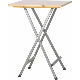 natura Stehtisch 80 x 110 x 80 cm Grau
