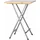 natura Stehtisch 80 x 110 x 80 cm Grau