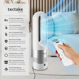 Tectake Turmventilator Polar Weiß