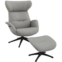 flexlux Relaxsessel FLEXLUX Polyester 90 x 107 x 89 cm Grau mit Kopfteil