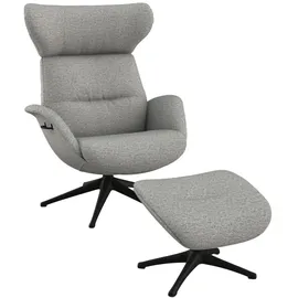 flexlux Relaxsessel FLEXLUX Polyester 90 x 107 x 89 cm Grau mit Kopfteil