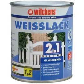 Wilckens Weißlack 2in1 Weiß glänzend 0,75 l