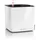 LECHUZA Cube Glossy 14 Komplettset 14 x 14 x 13,5 cm weiß highgloss