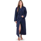 Normani Bademantel aus 100 % Baumwolle Lola in Marine | Gr.: 4XL