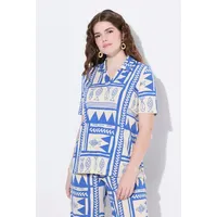 Ulla Popken Poloshirt in kornblumenblau | Gr.: 42-44