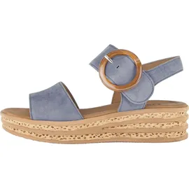 Gabor Plateau-Sandaletten Damen Blau 39