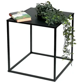 DanDiBo Ambiente DanDiBo Couchtisch Schwarz Metall S Beistelltisch Wohnzimmer 96252 Tisch Beistelltisch 42 cm Sofatisch Küchentisch Modern